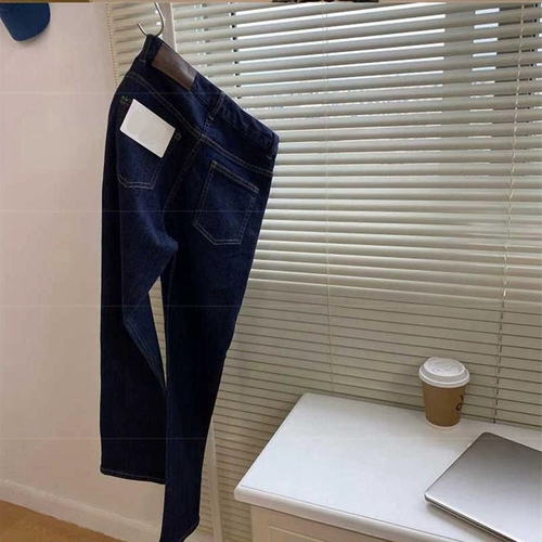 Осенние прямые свободные джинсы, штаны, европейский стиль, 2023, высокая талия, подходит для подростков