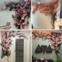 Mô phỏng hoa anh đào cưới cây anh đào lớn trong nhà phòng khách điều hòa không khí trần trang trí sàn nhựa giả hoa mây - Hoa nhân tạo / Cây / Trái cây hoa giả cao cấp