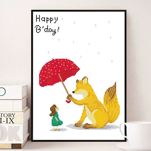 Cross -STITCH 2022 Новый маленький милый мультфильм Студент Студент Гостиная спальня Детская линейная вышивка