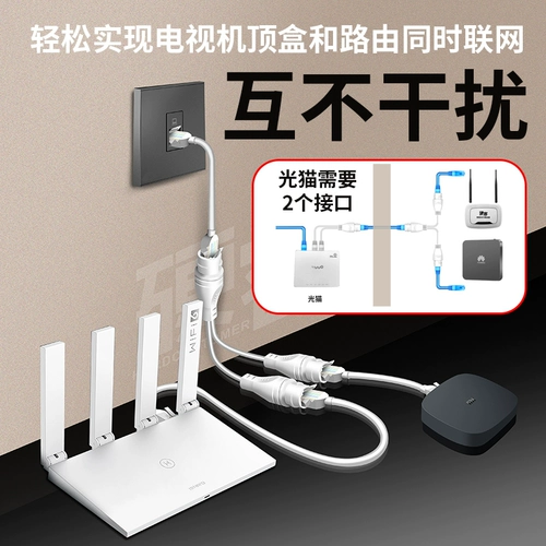 Semiper Semiper Cable Semiper Cable Cable One -Point On -Dicked Internet широкополосная сеть -дивизии мониторинга для перетаскивания разъема на два