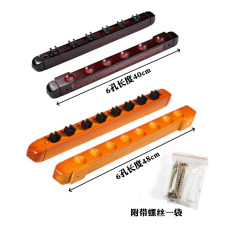 насадка / машинка 台球杆架壁挂球杆架实木公杆靠杆器放置大头小头台球厅桌球杆配件 Slp