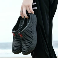 Giày mùa hè nam đi biển bình thường Giày đi biển chơi nước mát giày dép và dép nhẹ phiên bản Hàn Quốc của những người yêu thích giày xu hướng giày fashion