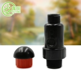 6 баллов 1 -дюймового воздушного клапана из воздушного клапана от фермеров ирригационно -пластиковый миниатюрный воздушный клапан быстрый автоматический выпускной клапан