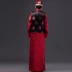 Trang phục theo phong cách Trung Quốc chú rể Áo choàng Ma Rong chủ nhà Thời trang quần áo Show Wo quần áo nam Tang phù hợp với năm 2016 - Trang phục dân tộc