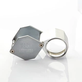 Лупа, маленькое портативное складное бриллиантовое ювелирное украшение из нефрита, увеличение в 20 раз