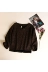 Mùa thu mới của phụ nữ lỏng rắn màu V-Cổ cộng với nhung ấm hoang dã knit top MY0104211