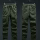 Военные зеленые эластичные штаны для малых ног (открытые брюки)