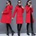 Chống mùa bông phụ nữ phần dài sinh viên Hàn Quốc mùa đông dày mỏng bông áo khoác nữ 2018 mới áo khoác mùa đông nữ