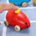 Dễ thương chút nút chuột âm thanh squeak BB nhỏ bằng gỗ búp bê bé an toàn đồ chơi gỗ sơn sồi Đồ chơi bằng gỗ