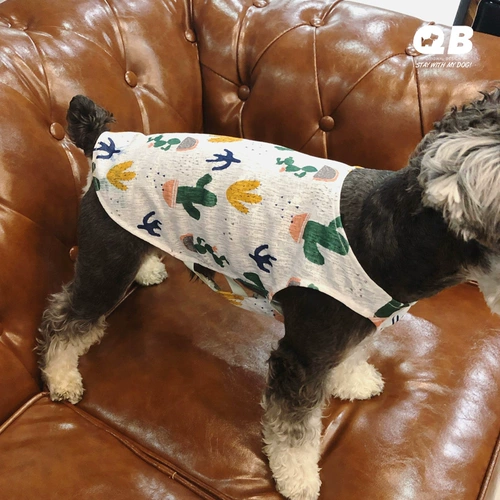 Одежда для любимой собаки летнее платье Снежное плюшевое жилет