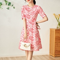 Летнее модное платье, европейский стиль, с вышивкой, по фигуре, в западном стиле, изысканный стиль