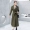 Áo khoác len nữ phần dài Hàn Quốc phiên bản 2017 mùa thu và mùa đông mới trên đầu gối dày eo Mỏng là áo len mỏng áo dạ nữ cao cấp