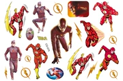 Siêu anh hùng Đèn Flash Phim Hoạt Hình Cơ Thể Sơn Nhập Khẩu Không Thấm Nước Kéo Dài Con Tattoo Sticker Nuôi Dạy Con Cái Dress Up