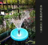 4 -Точка дома фонтан спреем с двойным ритуальным ритуальным цветочным фонтаном головы водные рыбные пруды Ландшафтный душевой душ спринклер аксессуары