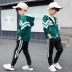 Quần áo bé trai mùa xuân 2019 mới 12 bé trai lớn mùa xuân và mùa thu bé trai phiên bản Hàn Quốc của bộ ba mảnh 15 tuổi - Phù hợp với trẻ em