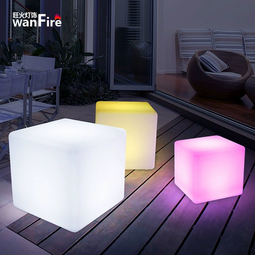 Светодиодная разноцветная мебель, дорожный торшер, дистанционное управление