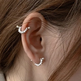 Брендовые серьги, серебро 925 пробы, 2020 года, яркий броский стиль, изысканный стиль, простой и элегантный дизайн