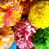 La La La Flower Ball La La La La La La La, показывающий цветочную ручную ручку с двойной ручной ручкой с двойной головкой.