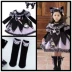 Kurome cho bé gái Halloween cos chơi dạ quang váy trình diễn trang phục tối Đầm công chúa lolita gift halloween Trang phục haloween