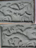 Коллекция Brick Eagle 1612a1-Frontier Folk завершили благоприятные картинки зеленый кирпич, закрывающаяся терраса