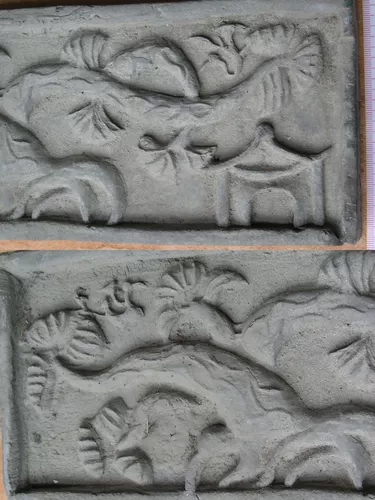 Коллекция Brick Eagle 1612a1-Frontier Folk завершили благоприятные картинки зеленый кирпич, закрывающаяся терраса