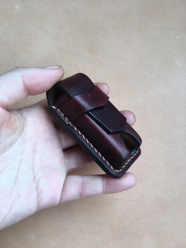 Dunhill, зажигалка, кожаный чехол, поясная сумка, увеличенная толщина