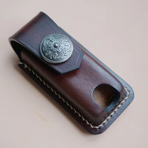 Dunhill, зажигалка ручной работы, кожаный чехол