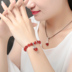 Năm sinh của hoàng đạo mã não đỏ vòng đeo tay nữ Nhật Bản và Hàn Quốc phiên bản của ngọt ngào sinh viên hoang dã Tây Tạng bạc đơn giản vòng đeo tay đồ trang sức sinh nhật vòng tay titan Vòng đeo tay Clasp