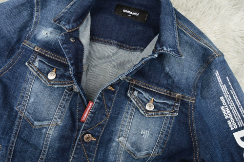 DSQUARD2 S74AM1151 D2 SECO SI -PHONE Мужская старая весна и осенняя стройная куртка Slim Slim Slim Nipper