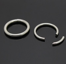 Тепловолновая титановая сталь BCR бесшовное универсальное кольцо серьги молочное кольцо кольцевое кольцо