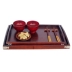 nhà hàng khách sạn bằng gỗ hình chữ nhật khay trà khay tre gia dụng tấm gỗ đĩa ăn kiểu Nhật phục vụ tấm nướng Khay gỗ