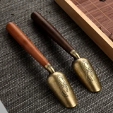 Jiutang Ebony Mopper Tea Spoon Tea Spoon Spoon Tea Shovel Tea, Tea Leaf Spoon, кунг -фу чайный набор, шесть джентльменских чайных аксессуаров