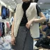 Vest nữ cừu Hàn Quốc ấm áp không tay ấm áp mùa thu và mùa đông Áo vest nữ vest vest bên ngoài mặc đơn giản