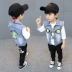 Trai vest mùa xuân và mùa thu 2018 mùa xuân mới trẻ em denim vest bên ngoài mặc phần mỏng 1-2 tuổi 3 bé Hàn Quốc phiên bản của thủy triều