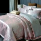 cao cấp bông cotton cao cấp châu Âu satin giường jacquard Bốn mùa xuân và mùa thu lanh giường chăn