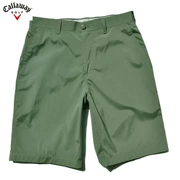 Zhou Dao quần áo Mỹ lớn GOLF siêu co giãn màu xanh lá cây houndstooth golf quần short nam quần short - Quần thể thao
