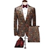 Bộ đồ hoa phù hợp với nam hai bộ kinh doanh bình thường cỡ lớn miễn phí ủi nhung mỏng phù hợp với áo hoa nhỏ - Suit phù hợp vest nam đẹp Suit phù hợp
