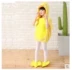 Gà vịt trang phục trẻ em quần áo động vật hiệu suất quần áo trẻ em vịt nhỏ màu vàng phim hoạt hình khiêu vũ quần áo trang phục sân khấu - Trang phục