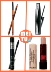 Bộ trang điểm Hàn Quốc BOB Bộ hoàn chỉnh Bộ 9 miếng Trang điểm cho người mới bắt đầu Trang điểm thẩm mỹ Beauty Beauty Makeup Makeup Bag - Bộ trang điểm