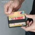 Đức nhôm hàng không hiện đại ví điện thoại di động thẻ sim bộ thẻ khe cắm thẻ kim loại của nam giới ví thủy triều sáng tạo