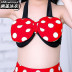 Chia bé gái áo tắm trẻ em công chúa Mickey trẻ em mẫu bikini catwalk gợi cảm - Bộ đồ bơi của Kid bộ đồ bơi cho bé trai Bộ đồ bơi của Kid