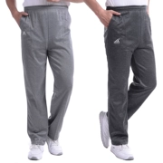 Người đàn ông trung niên của mùa hè ăn mặc phần mỏng lỏng quần âu trung niên đàn hồi cao eo kích thước lớn thể thao quần dài