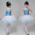 Trẻ em ngày mới trẻ em phong cách công chúa váy sequin váy váy váy khiêu vũ hợp xướng trang phục nước ngoài - Trang phục