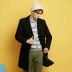 Áo len lông cừu métbonwe nam dài mùa đông đô thị Hàn Quốc Áo len nam tuổi teen 239497 - Áo len