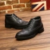 Hàn quốc phiên bản của sự gia tăng retro trong giày của nam giới mùa hè giày thủy triều England cao để giúp giày nam Martin khởi động của nam giới thường khởi động ngắn