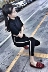 Xã hội nữ tinh thần thiết lập nhanh tay cô gái đỏ chị dễ thương Qi Hua g cùng một đoạn Hàn Quốc phiên bản của xu hướng của quần chân Khởi động cắt