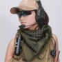 Arab kerchief quân đội quạt chiến thuật khăn CS ngụy trang headband thể thao ấm yếm ngoài trời khăn chống nắng đi phượt