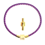 Стальная проволка, безопасный браслет с одной бусиной, фиксаторы в комплекте