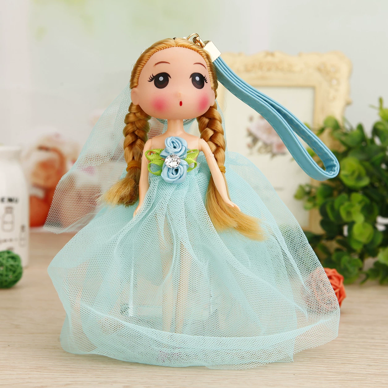 Creative cute doll, keychain, pendant, accessory, South Korea