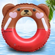 Trẻ em phim hoạt hình bơi vòng 3-12 tuổi 60-70cm an toàn và bảo vệ môi trường dày sinh viên gấu nâu bơi vòng